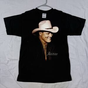 VINTAGE John Michael Montgomery Shirt Mens XL Black What I Do Best Country 90s